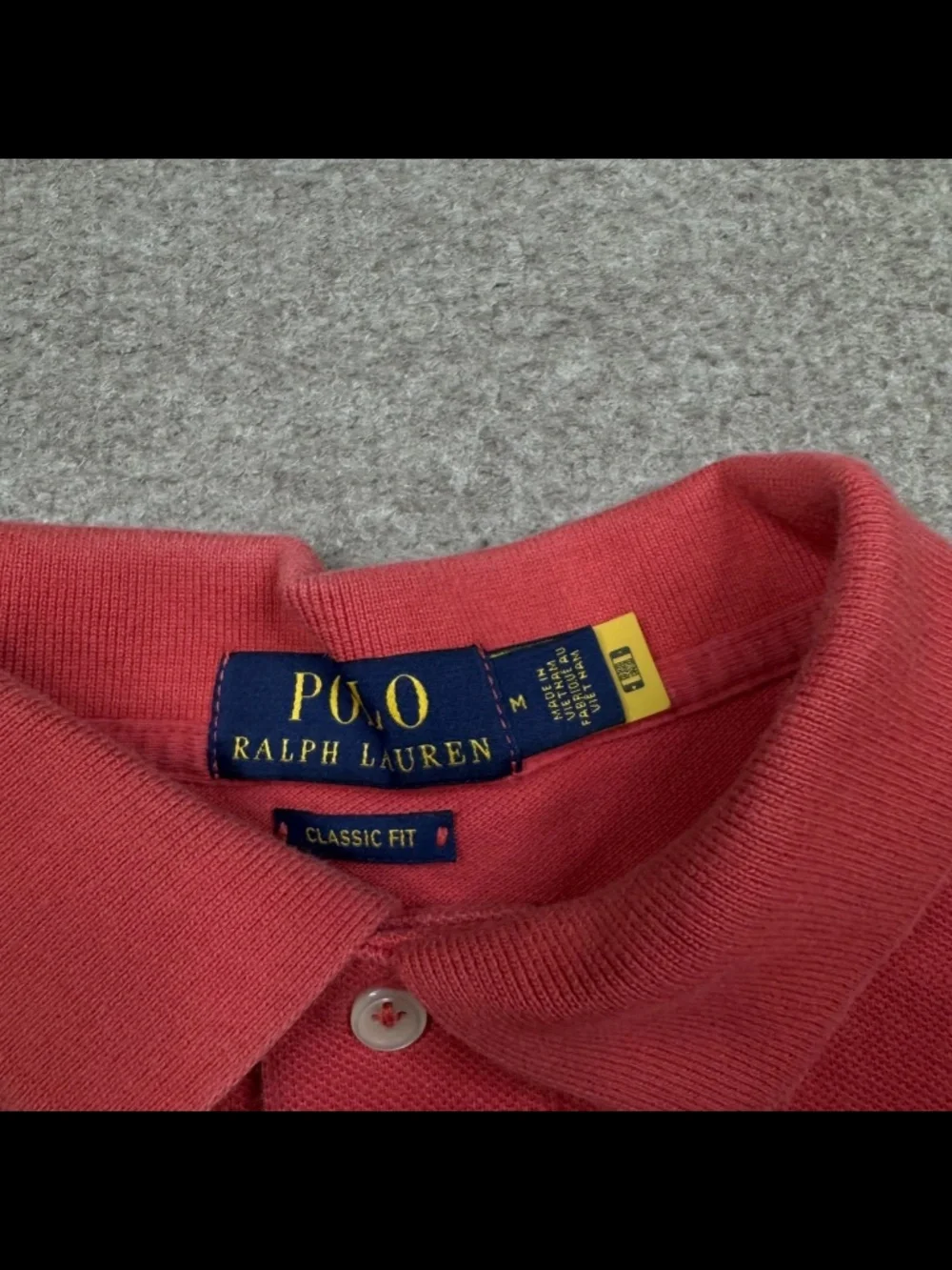 Ralph Lauren Polo Shirt Mens Size M Red Short Sleeve Classic Preppy Golf Rugby